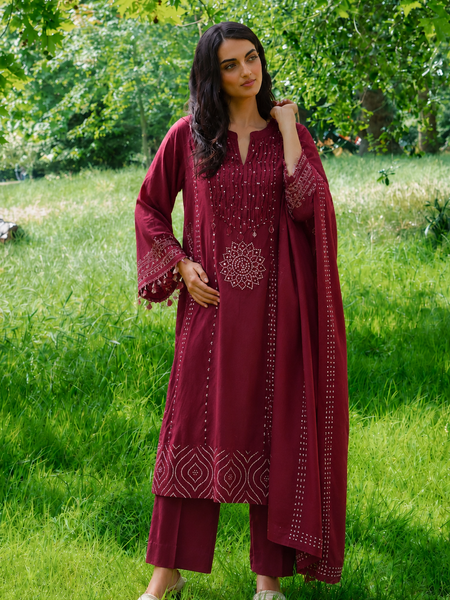 Bandhani Print Cotton Suit Set