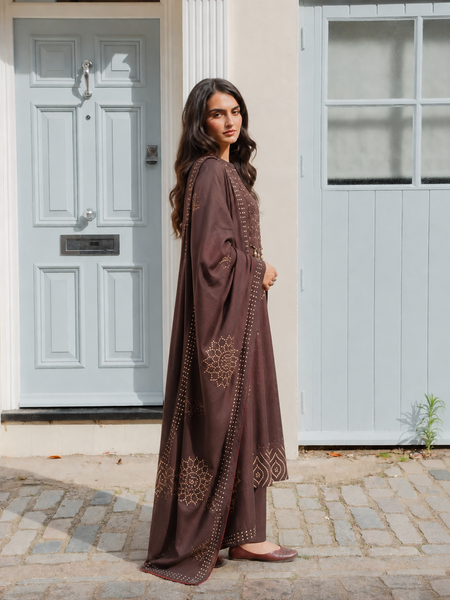 Bandhani Print Cotton Suit Set