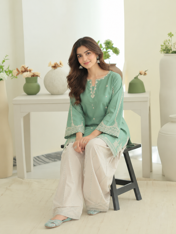English Green Farshi Set