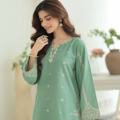 English Green Farshi Set