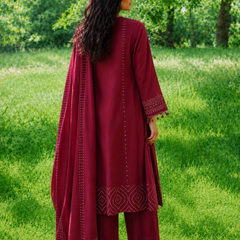 Bandhani Print Cotton Suit Set