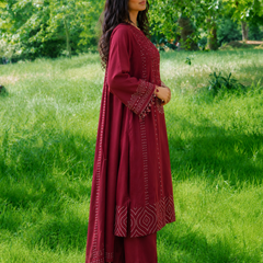 Bandhani Print Cotton Suit Set