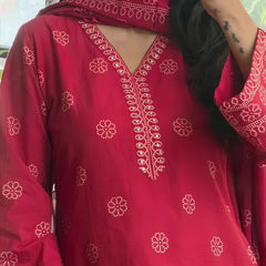Indian Pink Farshi Kurta Set